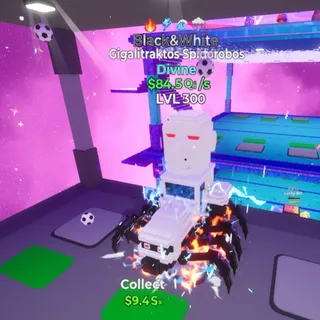 Gigalitraktos Spidorobos B&W 4T LVL 300 / Go Up For Brainrots Fortnite