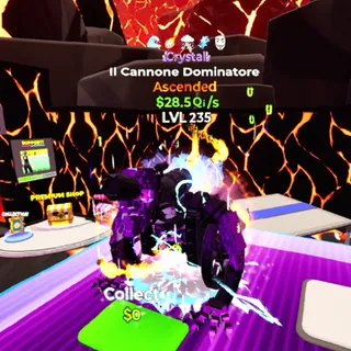Il Cannone Dominatore Crystal 5T / Go Up For Brainrots Fortnite