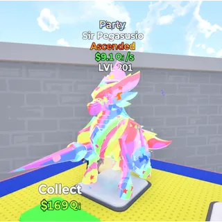 Sir Pegasusio Party Go Up For Brainrots Fortnite