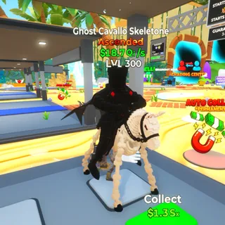 Ghost Cavallo Skeletone  / Go Up For Brainrots Fortnite