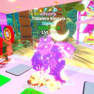 Tralalero Kingala Dreamy 6 TRAITS LVL Max / Go Up For Brainrots Fortnite