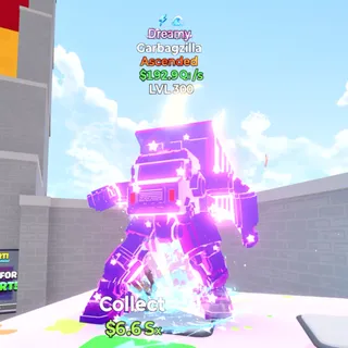 Garbagzilla Dreamy 2 TRAITS LVL Max / Go Up For Brainrots Fortnite