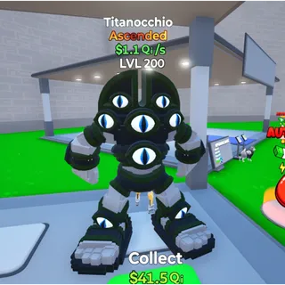 Titanocchio Go Up For Brainrots Fortnite