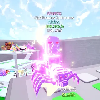 Gigalitraktos Spidorobos Dreamy LVL 300 / Go Up For Brainrots Fortnite