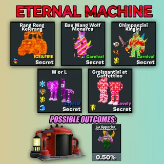 5x Brainrots For Eternal Machine Steal the Brainrot Fortnite