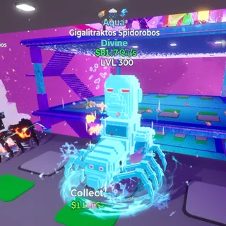 Gigalitraktos Aqua 3T LVL 300 / Go Up For Brainrots Fortnite