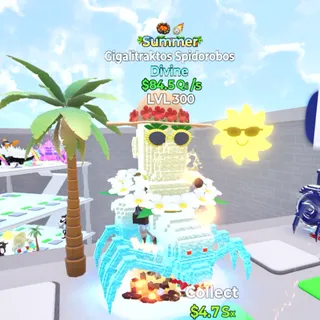 Gigalitraktos Spidorobos Summer 2T LVL 300 / Go Up For Brainrots Fortnite