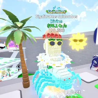 Gigalitraktos Spidorobos Summer 2T LVL 300 / Go Up For Brainrots Fortnite