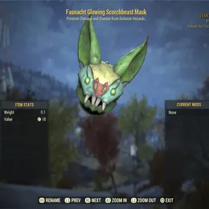 Glowing Scorchbeast Mask