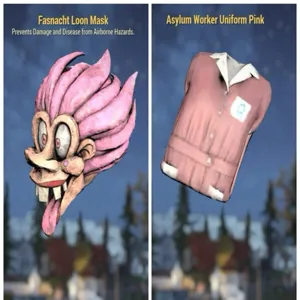 Loon Mask Pink Asylum
