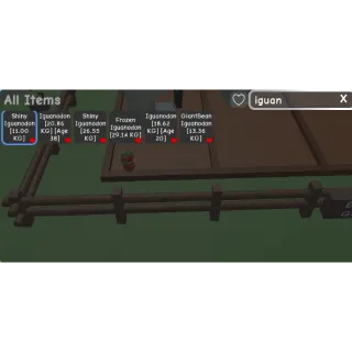 6x Huge Iguanodons (OP FOR XP)