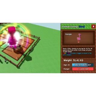 (Not rainbow) TITANIC Flamingo 79kg+ Max