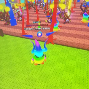 3x rainbow comet gnome
