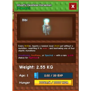 Ghostly Headless Horseman