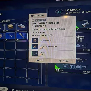 Shotgun Choke III Bluepr