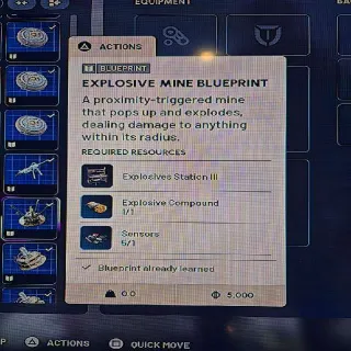 Explosive Mine Blueprint Arc Raiders