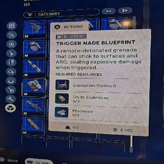 Trigger Nade Blueprint Arc Raiders