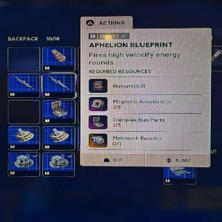 Aphelion Blueprint Arc