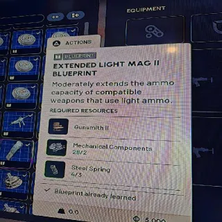 Extended Light Mag 2 Blueprint Arc Raiders