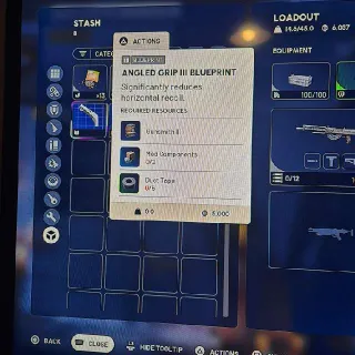 Angled Grip 3 Blueprint