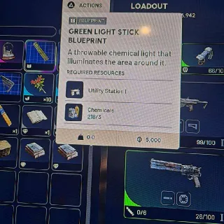 Green Light Stick Blueprint