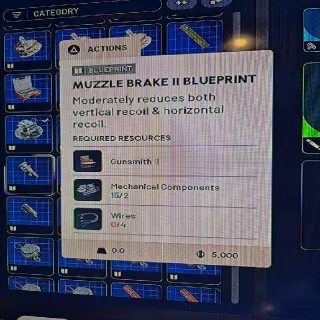 Muzzle Brake 2 Blueprint Arc Raiders
