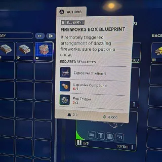 Fireworks Box Blueprint