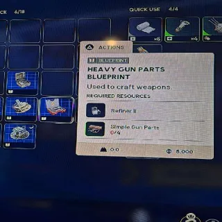 Heavy Gun Parts Blueprint Arc Raiders