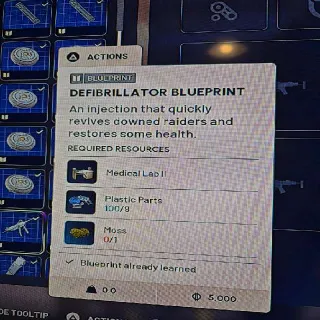 Defibrillator Blueprint Arc Raiders