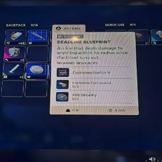 Deadline Blueprint Arc