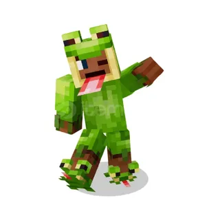 minecraft Frog Hoodie java/bedrock