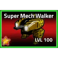 SUPER MECH WALKER 5 ⭐ LVL 100 (LIMITED EDITION)- MILITARY TYCOON