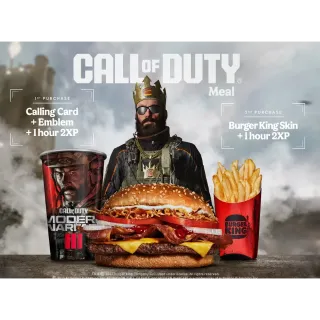 Call of Duty Modern Warfare 3 MW3 Burger King Town Operator Skin (2 CODE BUNDLE)