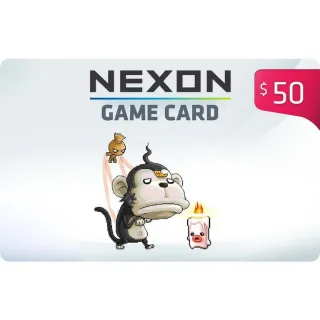 Nexon $50 Game Card [𝐈𝐍𝐒𝐓𝐀𝐍𝐓 𝐃𝐄𝐋𝐈𝐕𝐄𝐑𝐘]