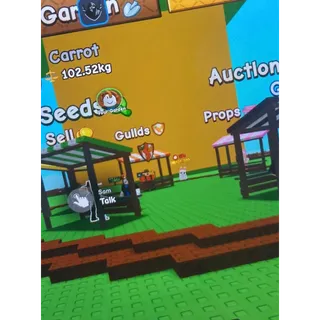 100kg+ Carrot Grow A Garden Account