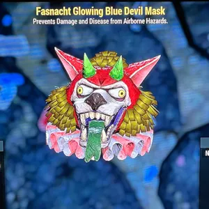 Fasn. Glowing Blue Devil