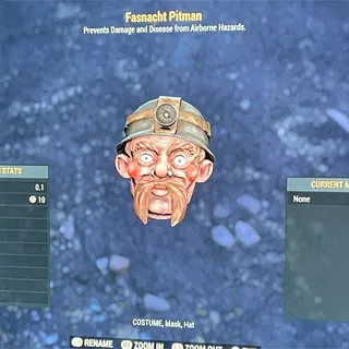 Fasnacht Pitman Mask
