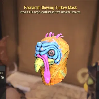 Fasnacht Glowing Turkey