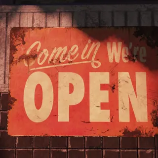 Come in We’re OPEN,TEX shop