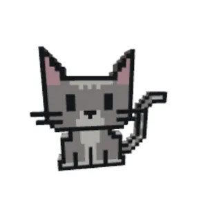 8-bit tabby cat Roblox