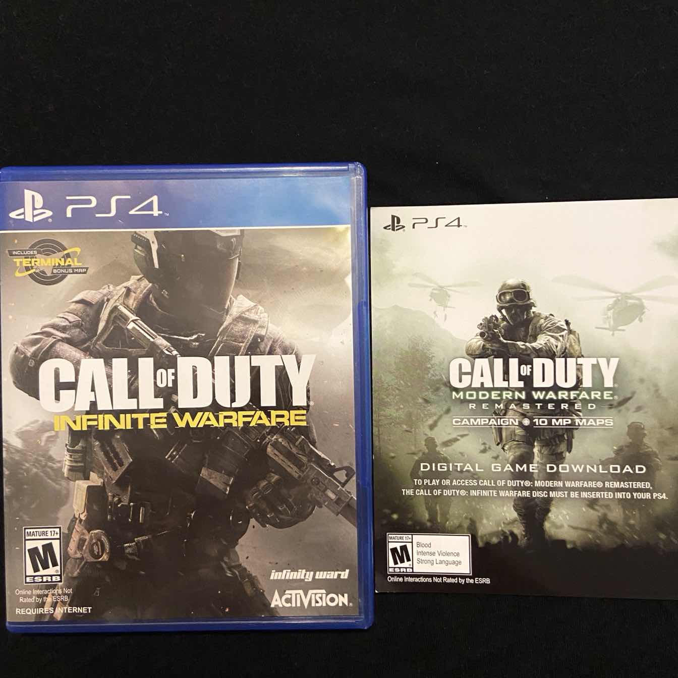 Ps4 Call Of Duty Modern Warfare Remastered Infinite Warfare Playstation 4 Ps4 Ps4 Games Like Ne Gameflip