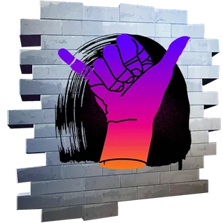 Fortnite Shaka Hand spray code FULL USAGE