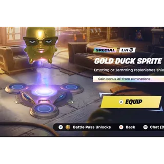 Gold Duck sprite 