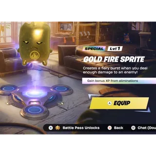 Gold Fire sprite 