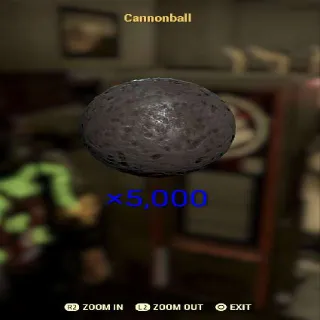 Cannonballs ×5,000