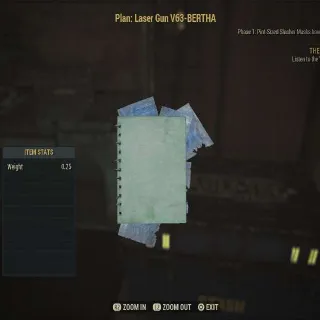 Laser Gun V63-BERTHA