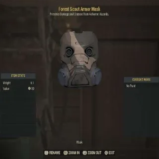 Forest Scout Armor Mask