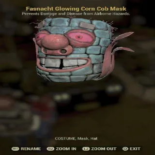 Glowing Corn Cob Mask