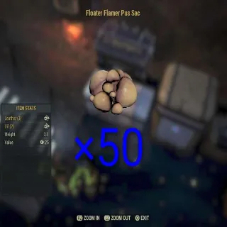 Floater Flamer Pus Sacs