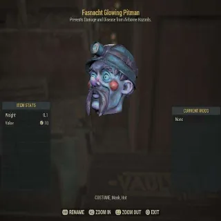 Fasnacht Glowing Pitman